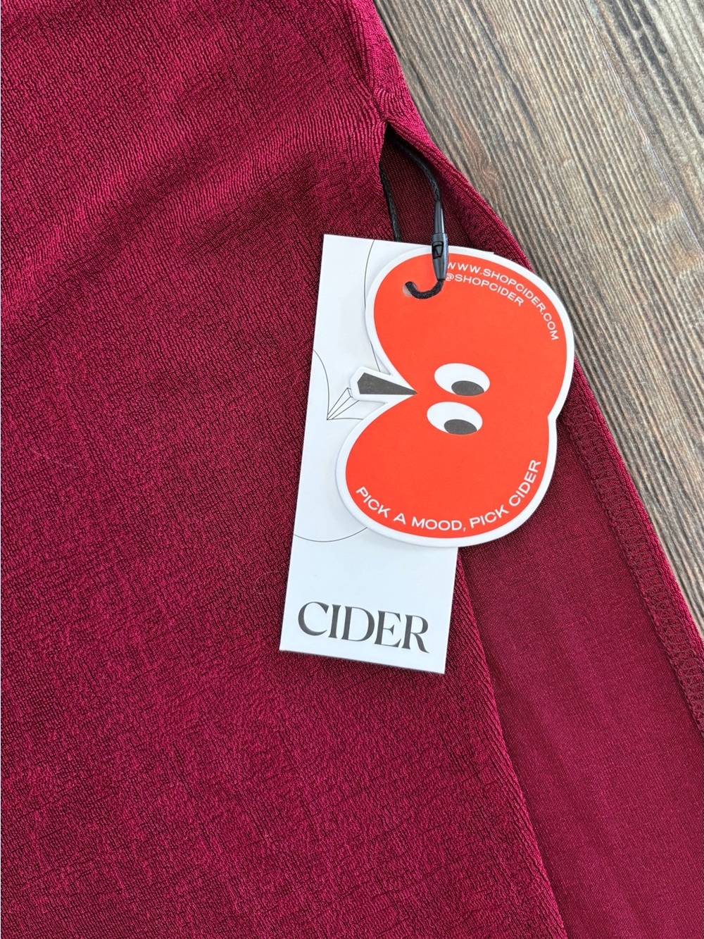 NWT Cider Sleeveless Maxi Dress Small Wine Red High Neck Ruching Leg Slit Formal - Picture 3 of 12